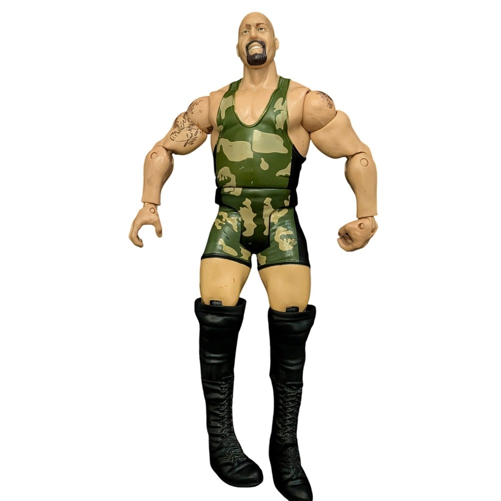 Mattel WWE Big Show Action Figure 7" Green Camo Singlet Elite Good